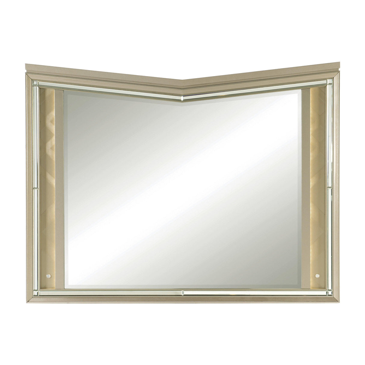 Bijou Champagne Mirror (Mirror Only) by Homelegance at Eve Furniture