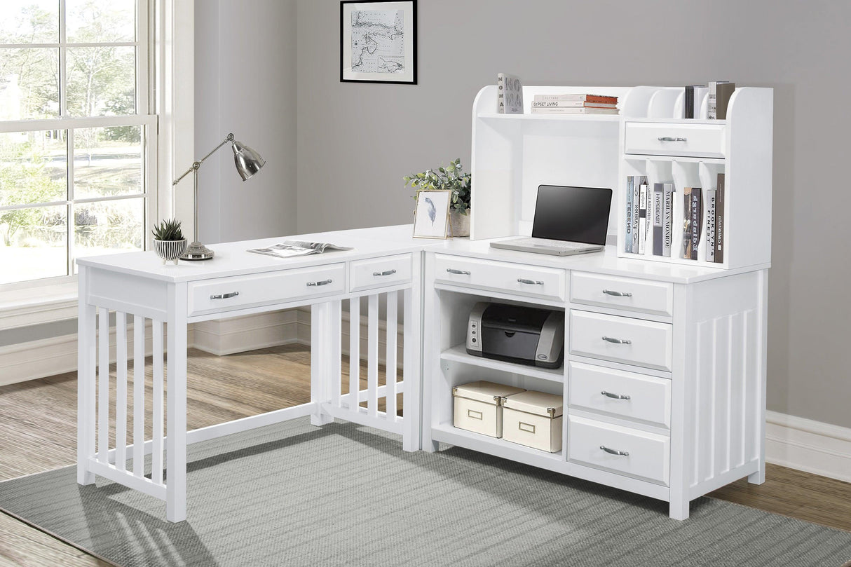 Blanche White Desk by Homelegance at Eve Furniture