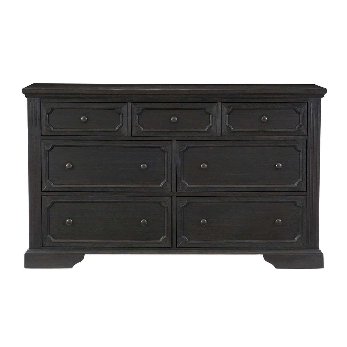 Bolingbrook Wire-Brushed Charcoal Dresser by Homelegance at Eve Furniture