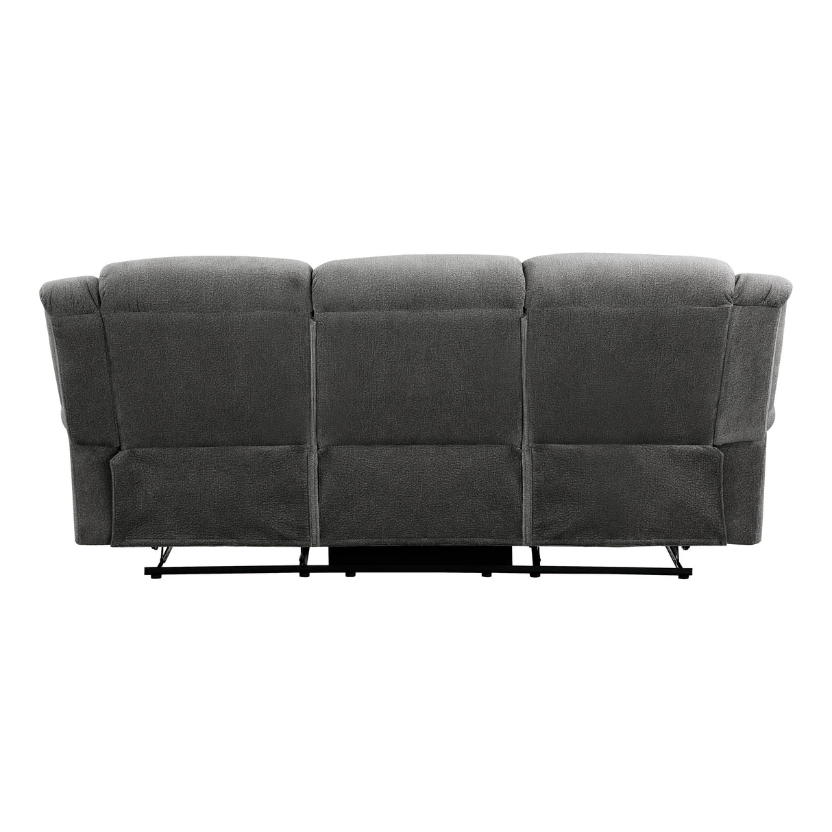Brennen Charcoal Double Reclining Sofa by Homelegance at Eve Furniture