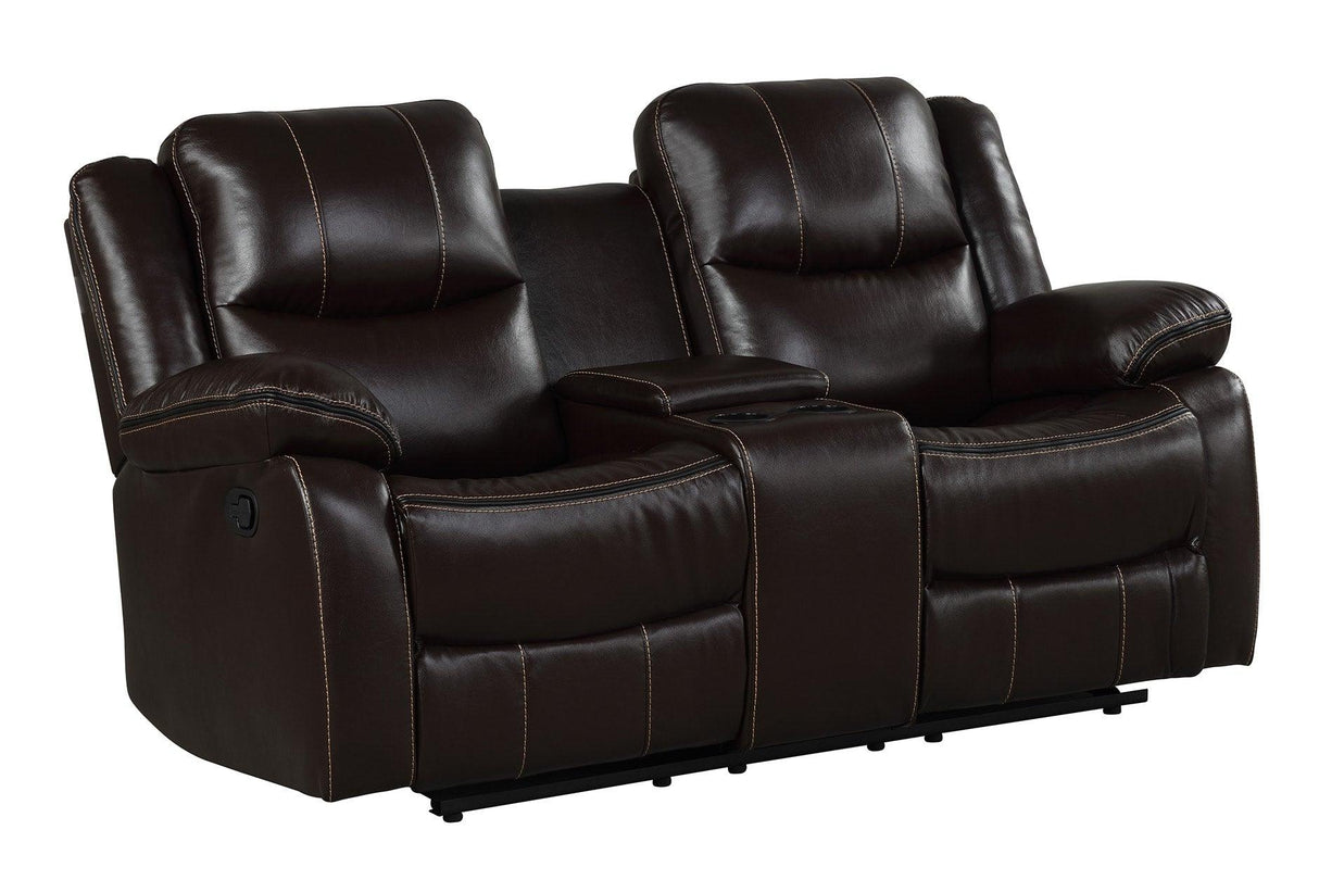 Carter 3-Piece Brown Reclining Living Room Set by Happy Homes at Eve Furniture