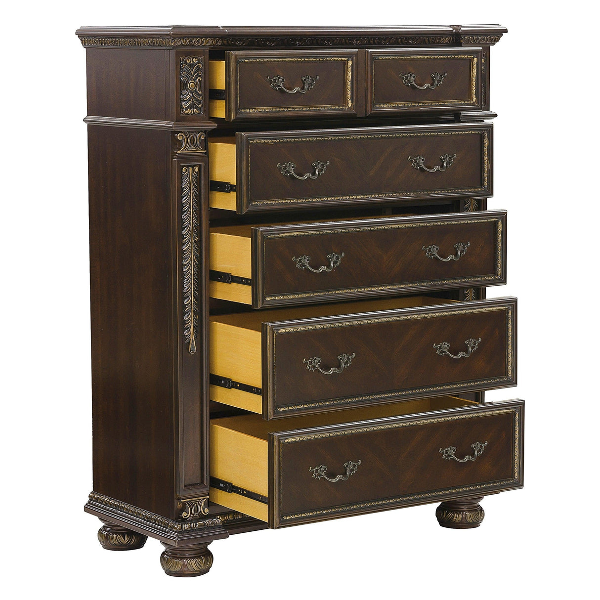 Catalonia Cherry Chest by Homelegance at Eve Furniture