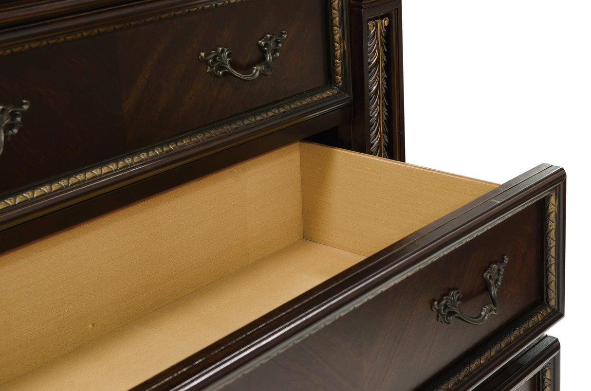 Catalonia Cherry Chest by Homelegance at Eve Furniture