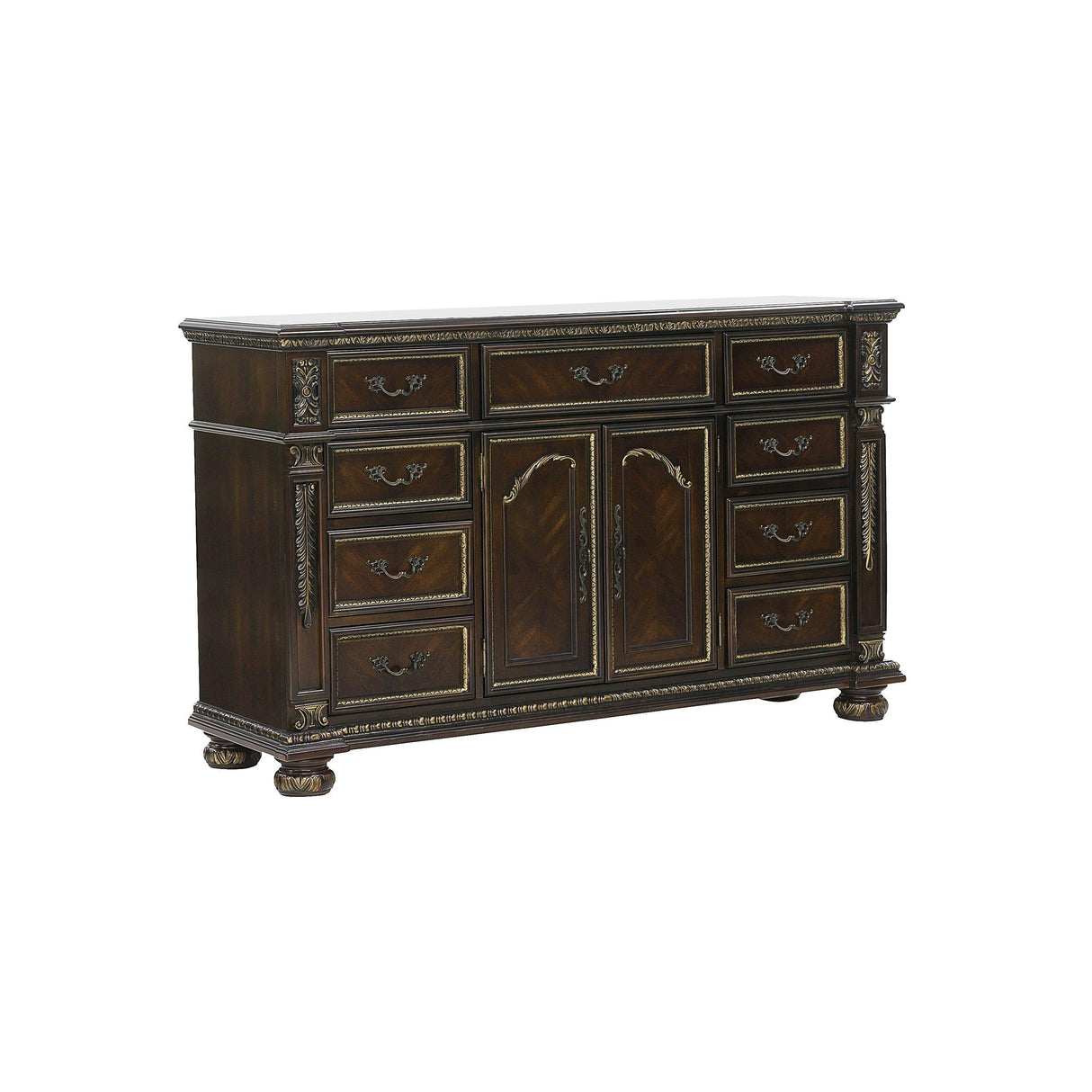 Catalonia Cherry Dresser by Homelegance at Eve Furniture
