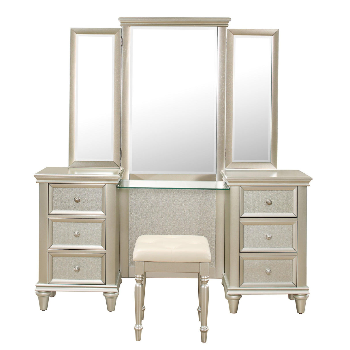 Celandine Silver Vanity Set by Homelegance at Eve Furniture