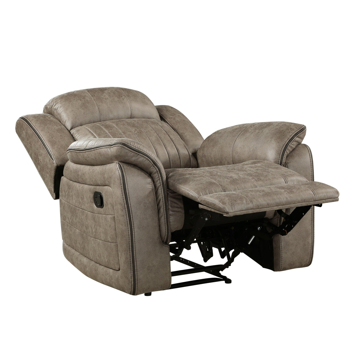 Centeroak Sandy Brown Reclining Chair by Homelegance at Eve Furniture