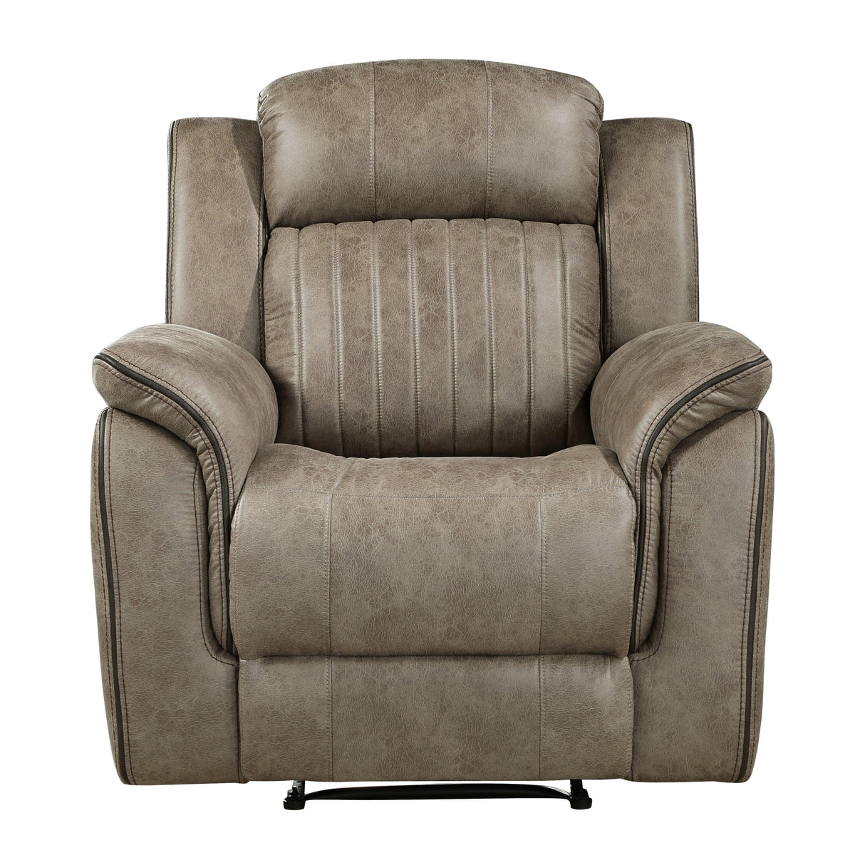 Centeroak Sandy Brown Reclining Chair by Homelegance at Eve Furniture