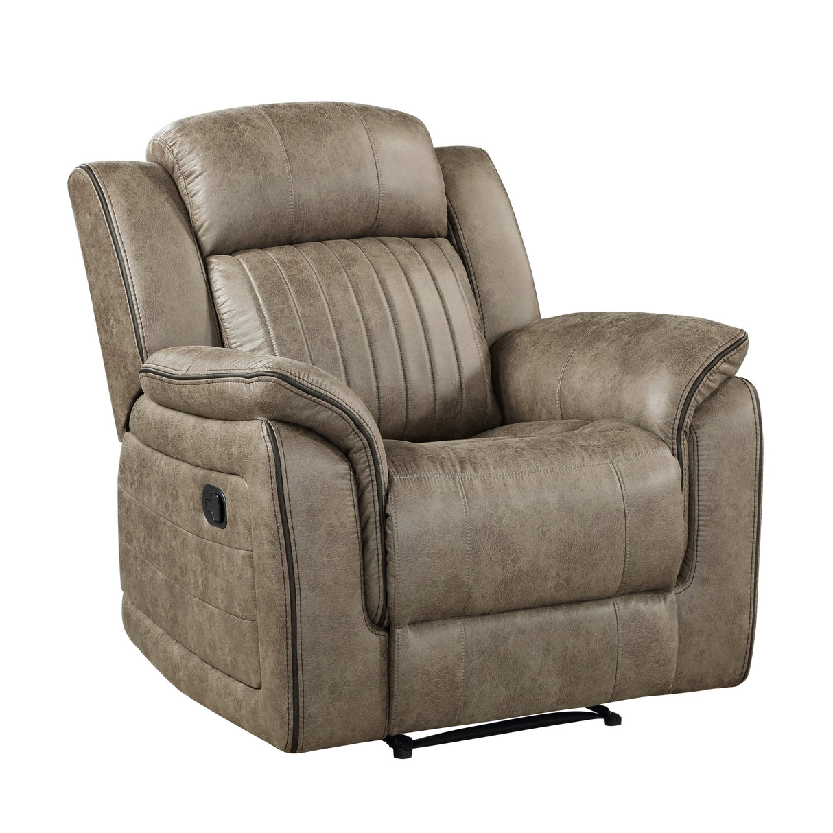 Centeroak Sandy Brown Reclining Chair by Homelegance at Eve Furniture