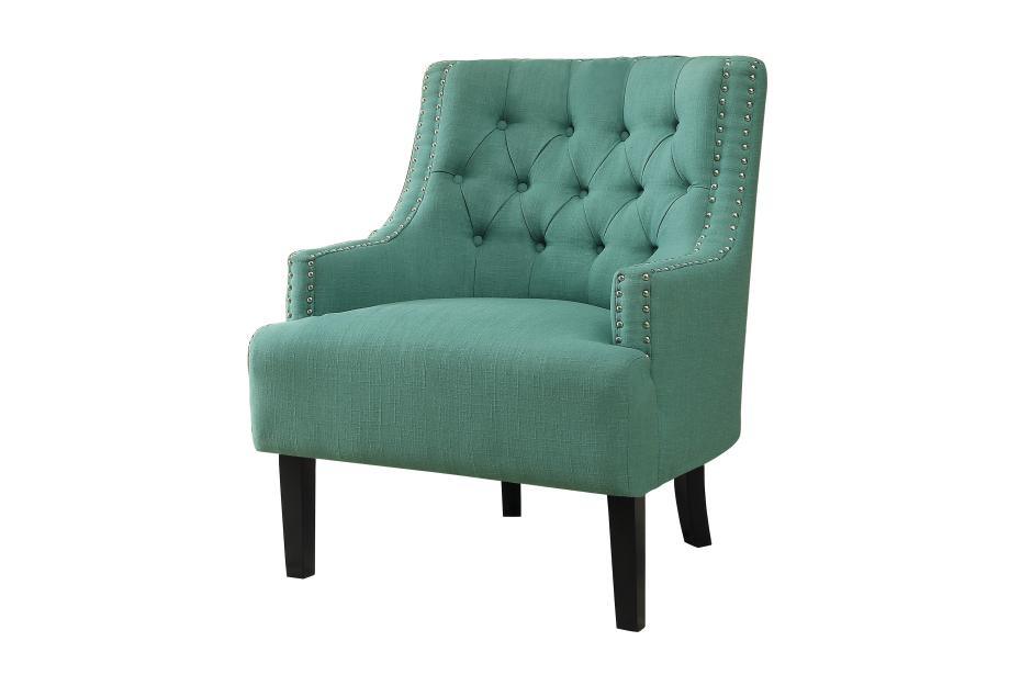 Charisma Teal Accent Chair by Homelegance at Eve Furniture