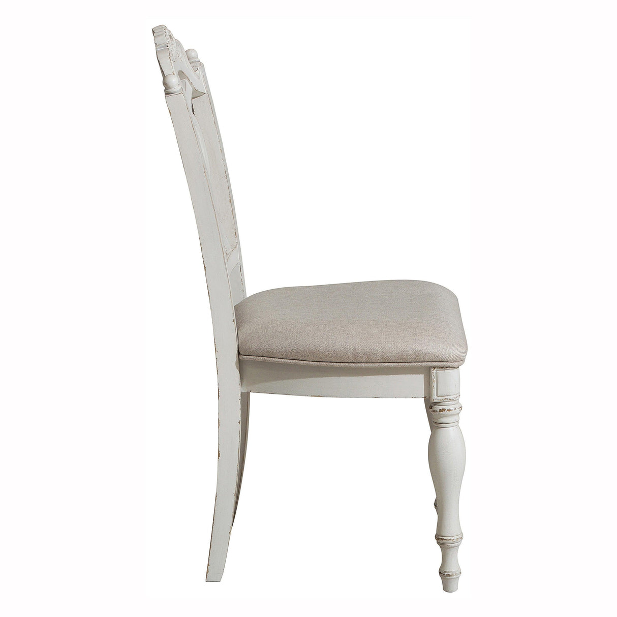 Cinderella Antique White Writing Desk Chair by Homelegance at Eve Furniture