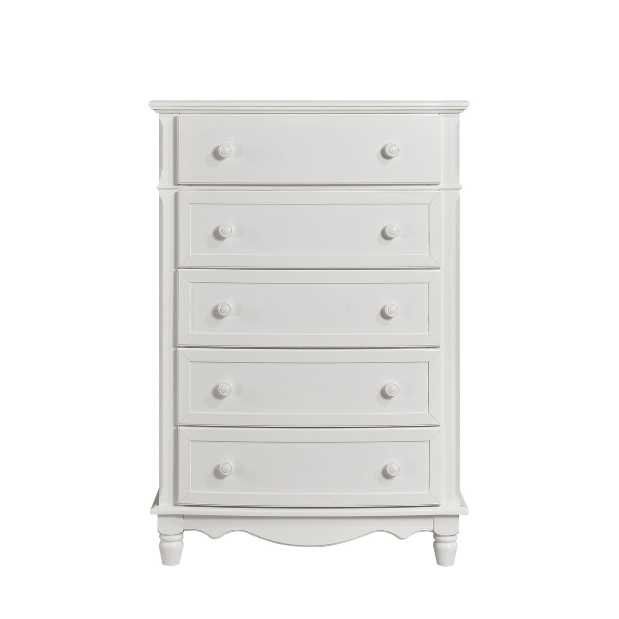 Clementine White Chest by Homelegance at Eve Furniture