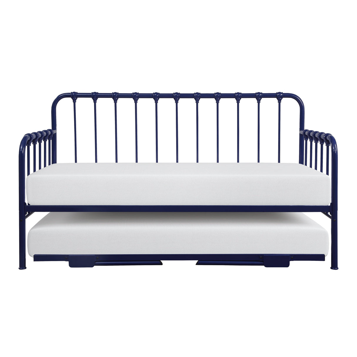 Constance Navy Blue Daybed With Lift-Up Trundle by Homelegance at Eve Furniture