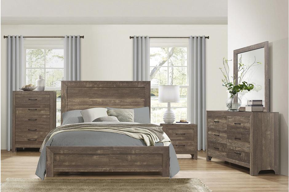Corbin Brown Panel Bedroom Set by Homelegance at Eve Furniture