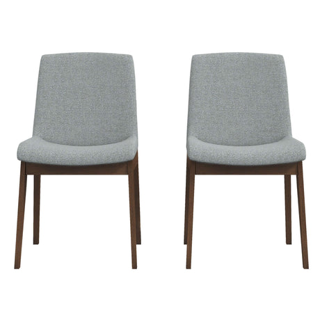 Crystal Dining Chair (Set of 2) Light Grey
