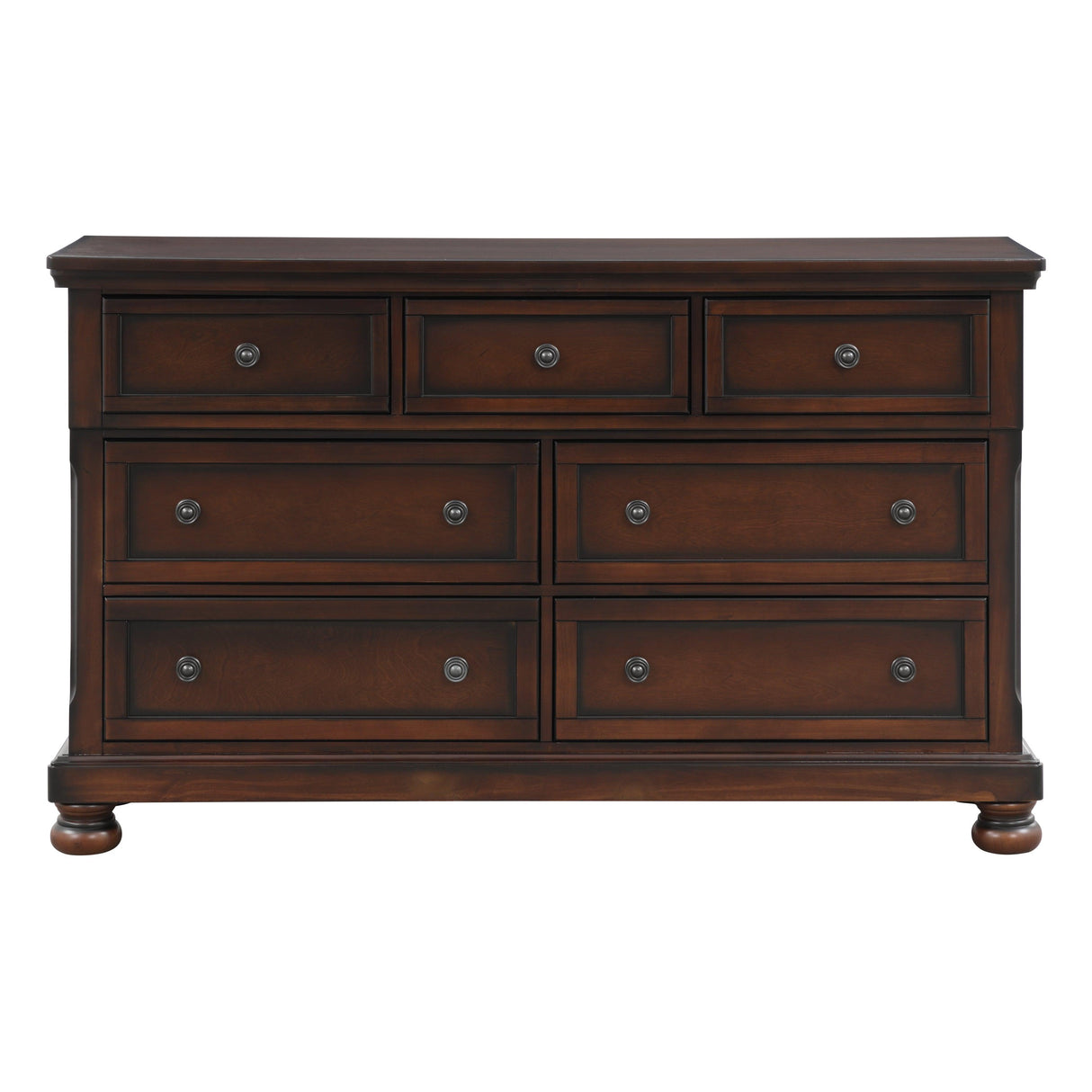 Cumberland Brown Cherry Sleigh Storage Platform Bedroom Set by Homelegance at Eve Furniture