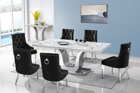 D4041 - D4041 - Dining Table + 6 Chair Set - Happy Homes - Eve Furniture