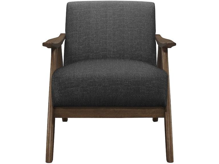 Damala Dark Gray Accent Chair by Homelegance at Eve Furniture