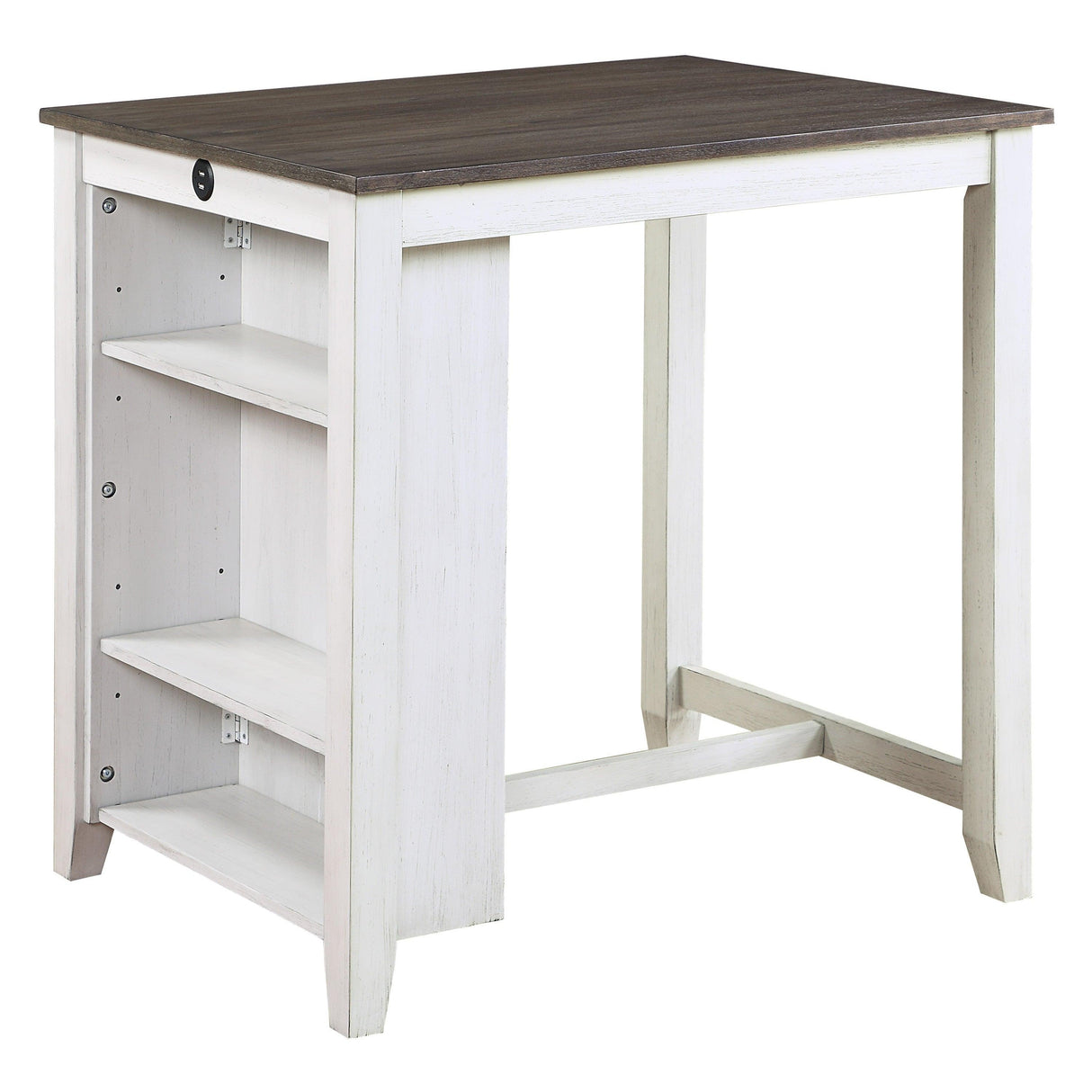 Daye White/Gray 3-Piece Counter Height Set by Homelegance at Eve Furniture