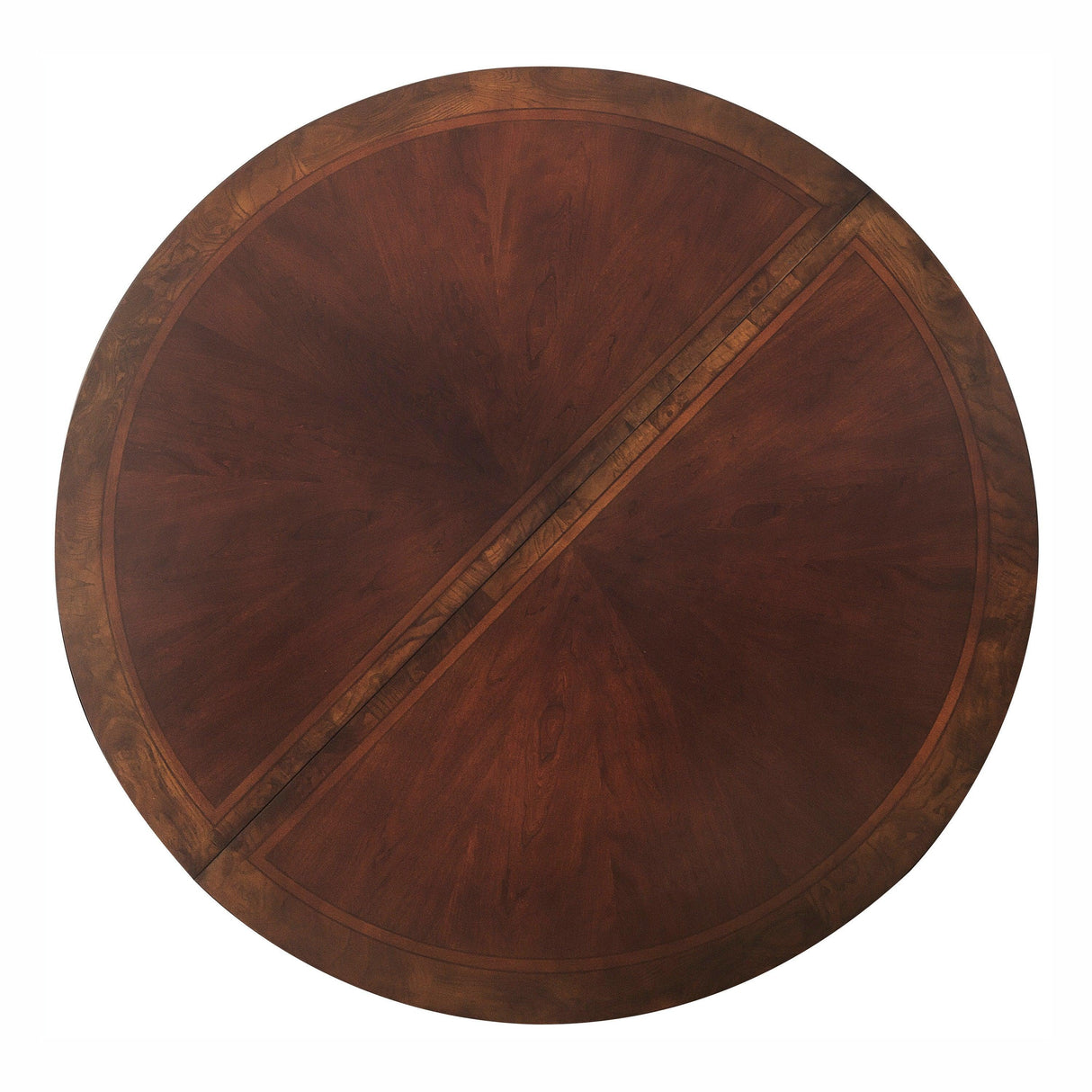 Deryn Park Cherry Extendable Round/Oval Dining Table by Homelegance at Eve Furniture