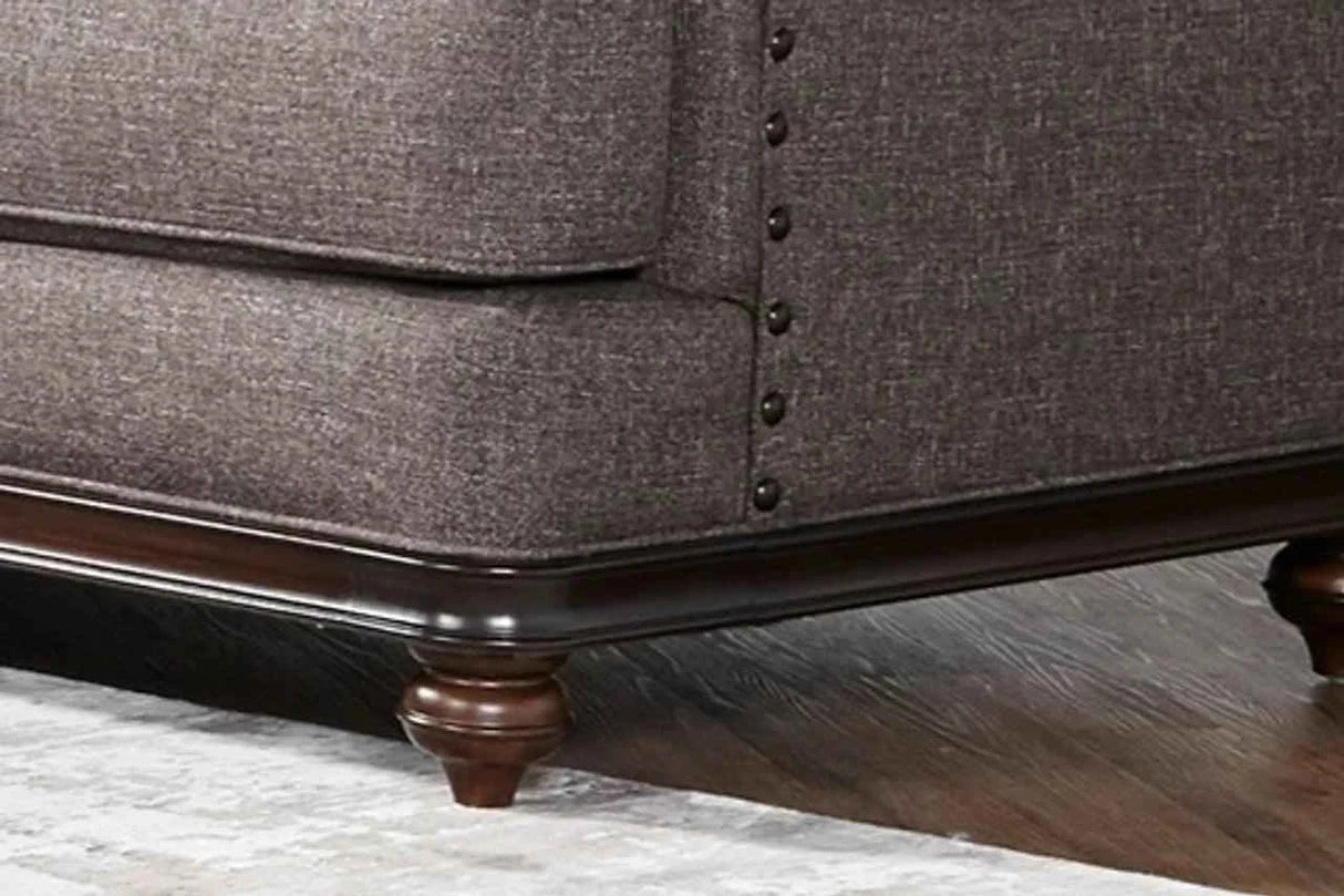 Driftwood Wood Trim Grey Living Room Set by New Era Innovations at Eve Furniture