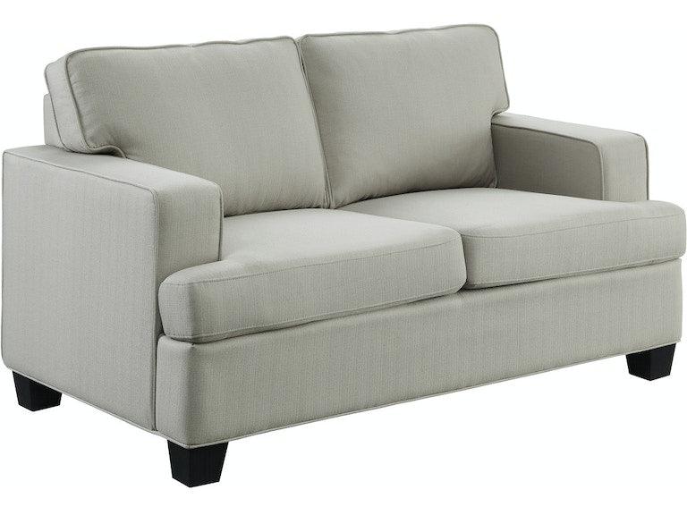 Elmont Khaki Loveseat by Homelegance at Eve Furniture