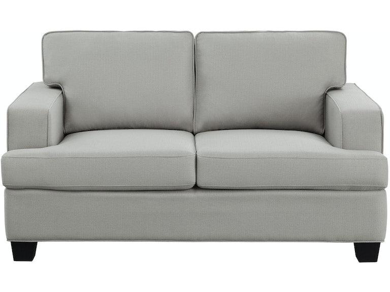 Elmont Khaki Loveseat by Homelegance at Eve Furniture