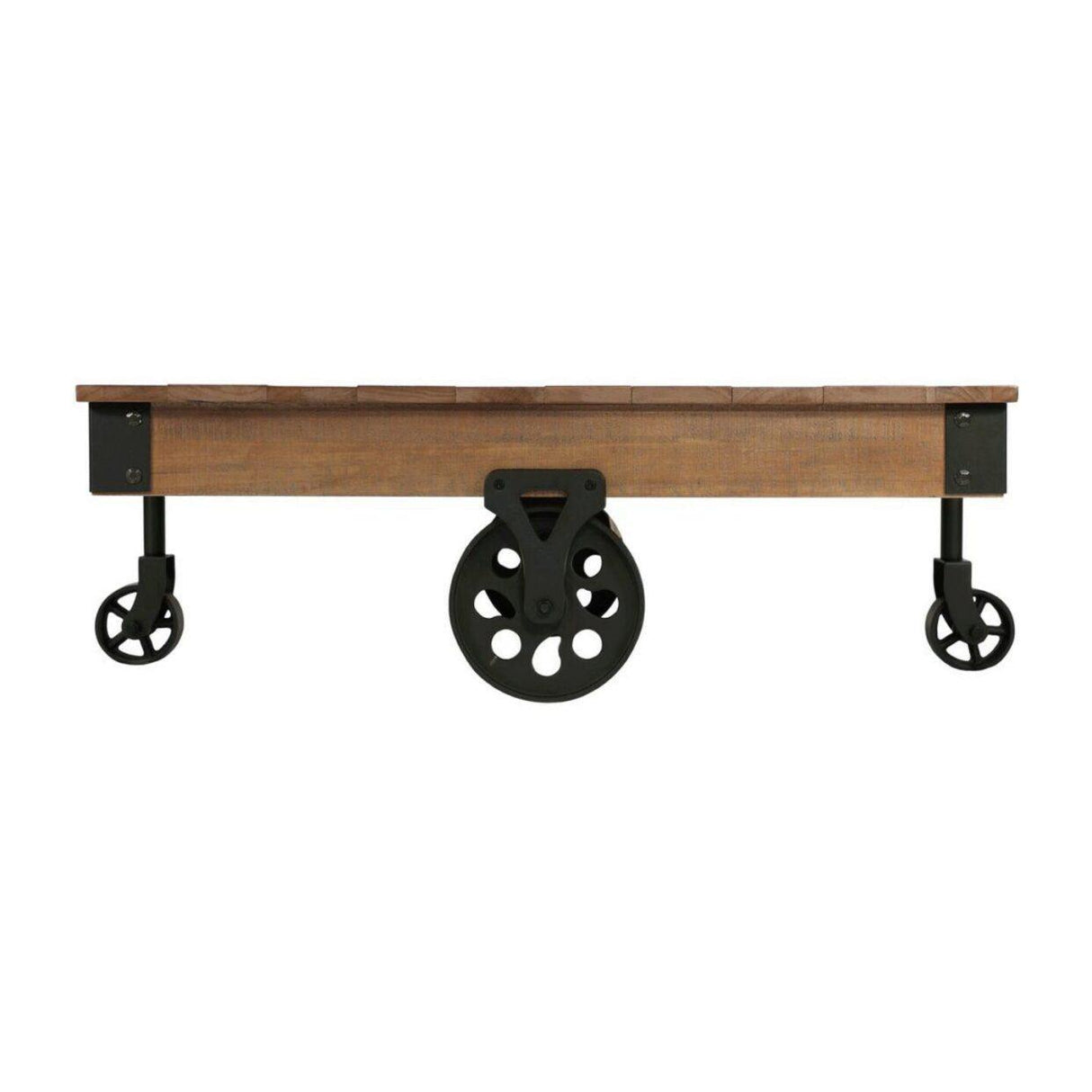 Factory Rustic Brown Cocktail Table by Homelegance at Eve Furniture