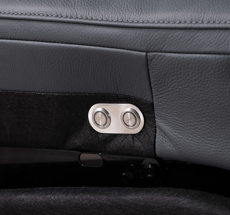 Franco Dark Grey 6-Piece 2 Power Reclining Sectional by New Era Innovations at Eve Furniture