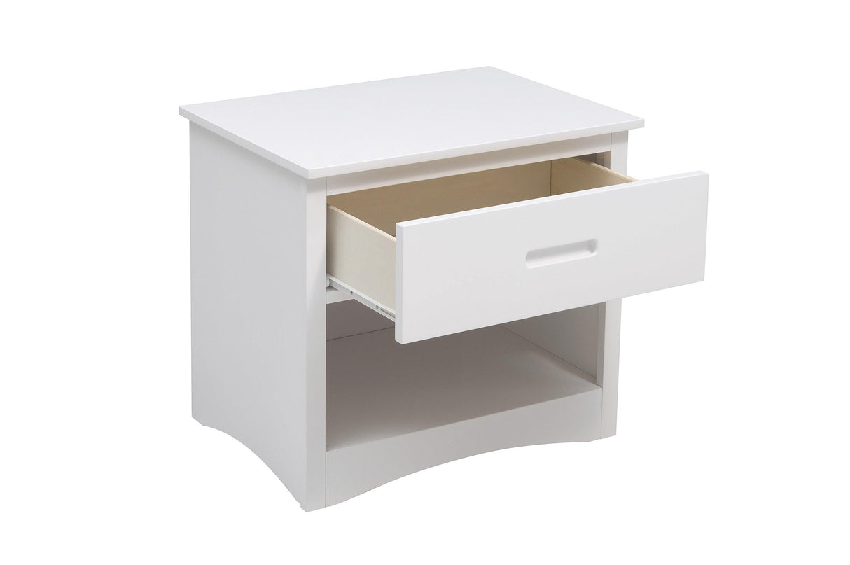 Galen White Nightstand by Homelegance at Eve Furniture