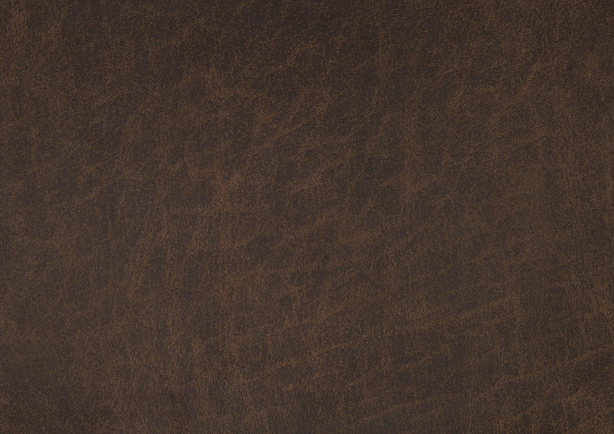 Glendale Brown Microfiber Double Glider Reclining Loveseat with Center Console by Homelegance at Eve Furniture