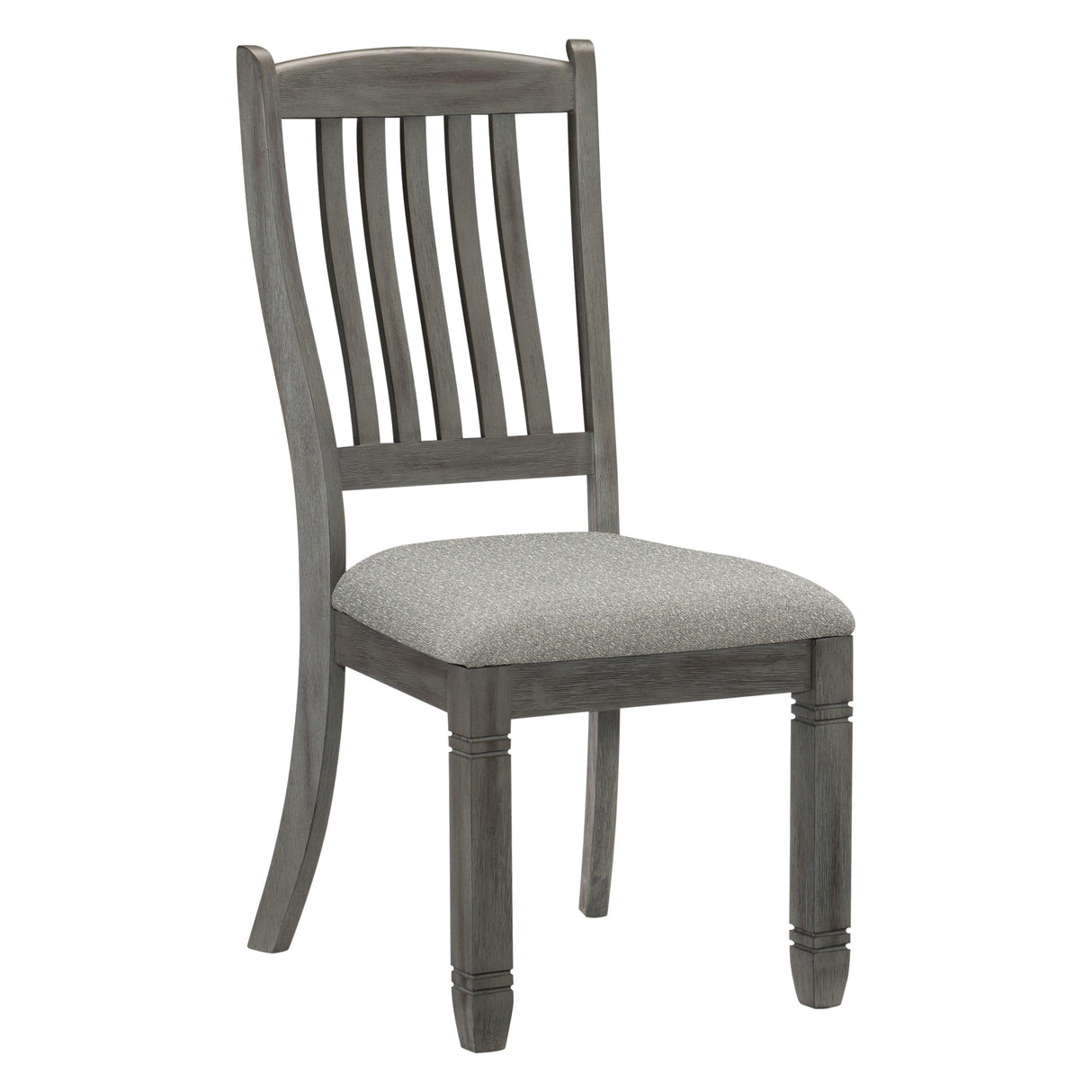 Granby Antique Gray Side Chair, Set of 2 by Homelegance at Eve Furniture
