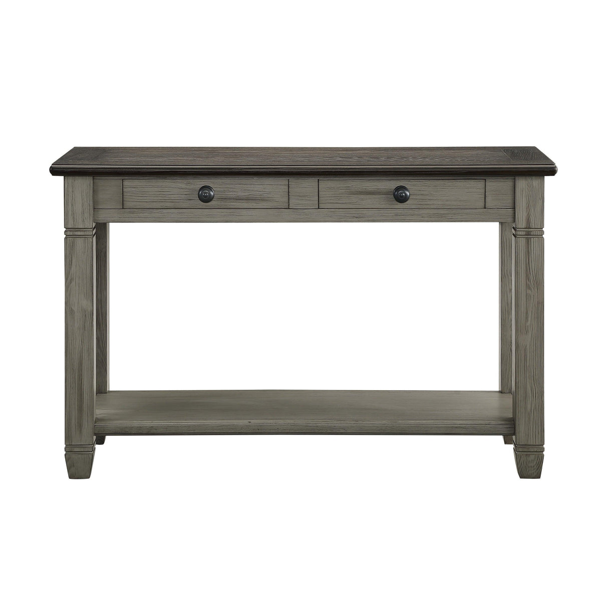 Granby Antique Gray Sofa Table by Homelegance at Eve Furniture