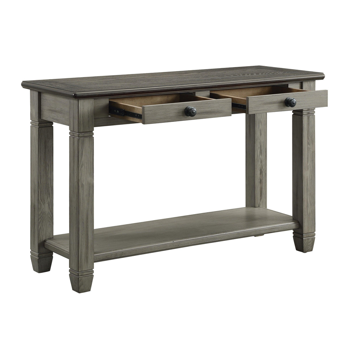 Granby Antique Gray Sofa Table by Homelegance at Eve Furniture