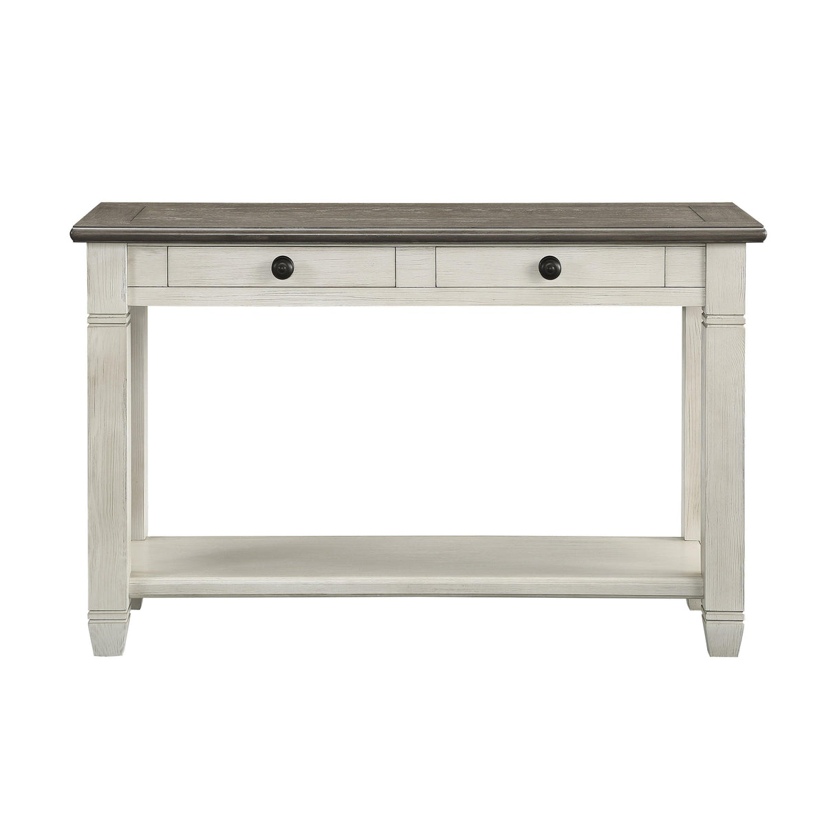 Granby Antique White Sofa Table by Homelegance at Eve Furniture