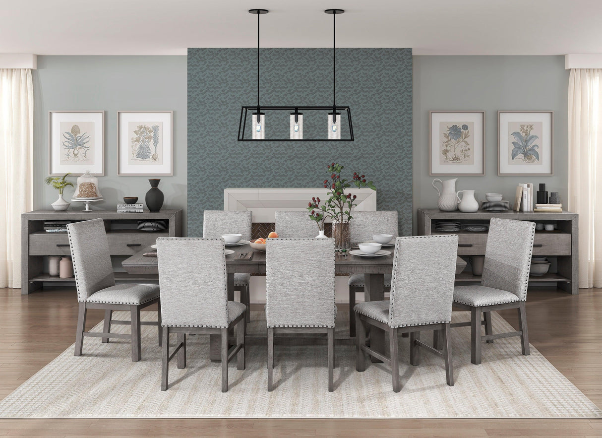 Gresham Gray Server by Homelegance at Eve Furniture