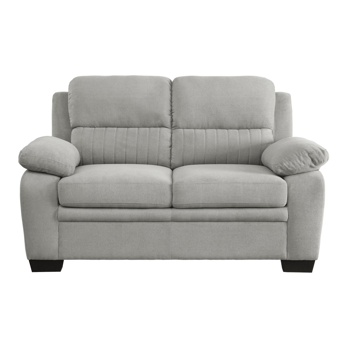 Holleman Gray Loveseat by Homelegance at Eve Furniture