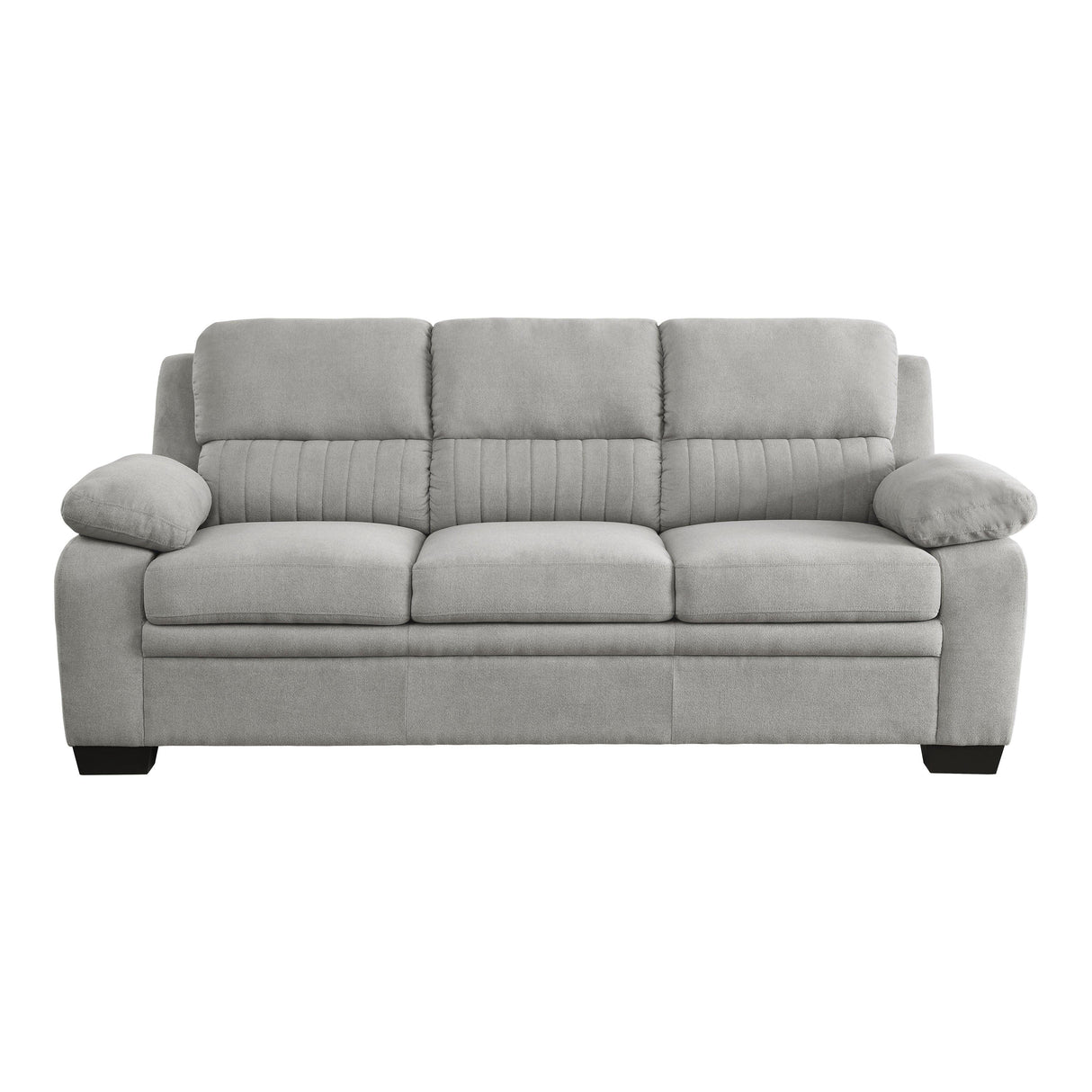 Holleman Gray Sofa by Homelegance at Eve Furniture