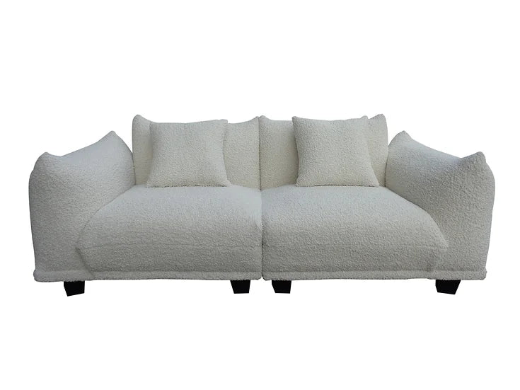 Homey Luxury White 2 Piece Living Room Set by New Era Innovations at Eve Furniture