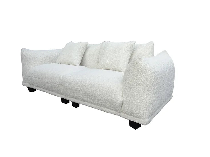 Homey Luxury White 2 Piece Living Room Set by New Era Innovations at Eve Furniture