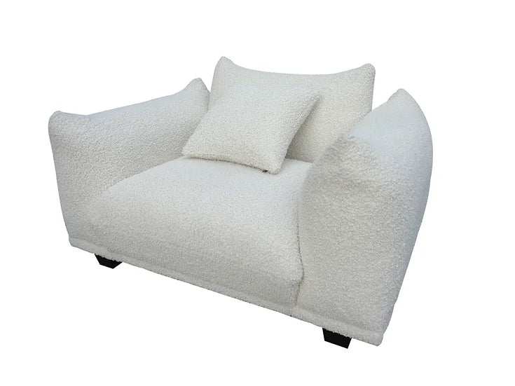 Homey Luxury White 2 Piece Living Room Set by New Era Innovations at Eve Furniture