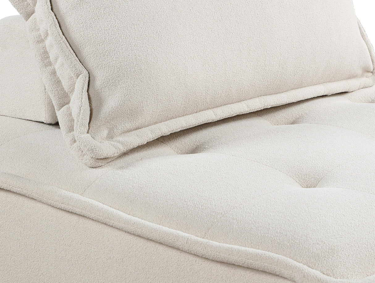 Inman Beige Boucle Modular Accent Chair by Homelegance at Eve Furniture