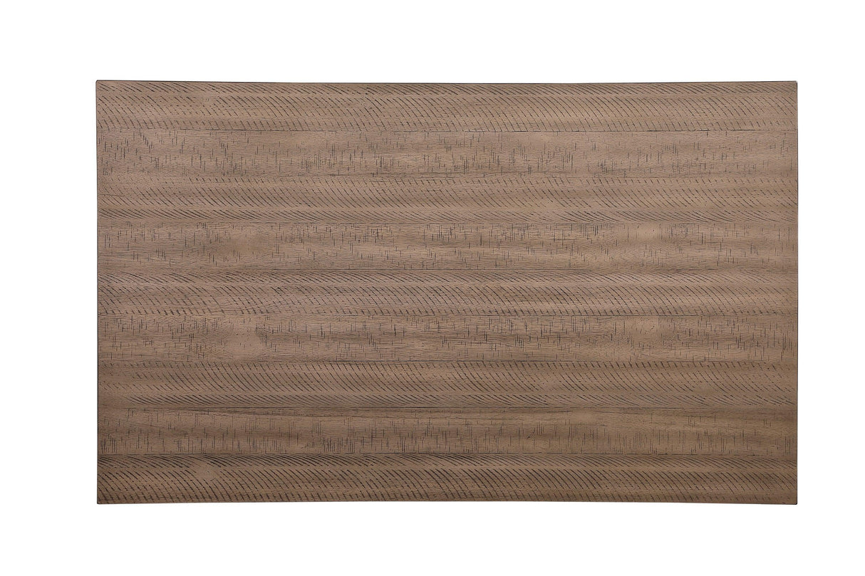 Ithaca Grayish White/Brown Dining Table by Homelegance at Eve Furniture