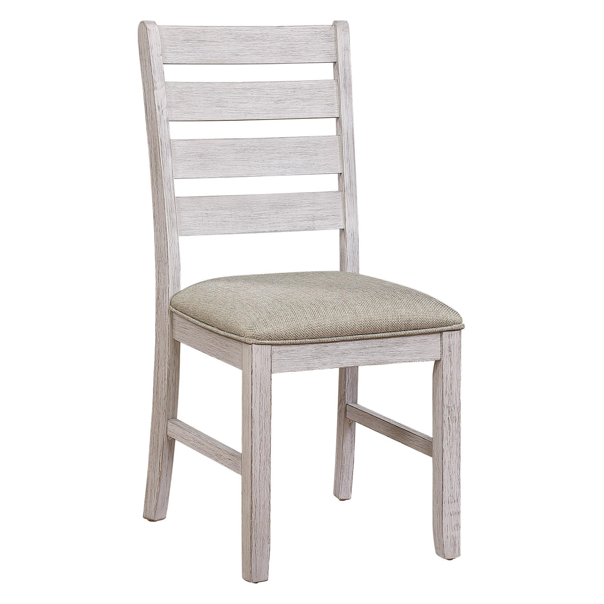 Ithaca Grayish White/Brown Side Chair, Set of 2 by Homelegance at Eve Furniture