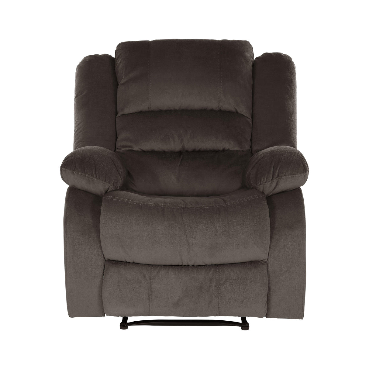Jarita Chocolate Reclining Chair by Homelegance at Eve Furniture