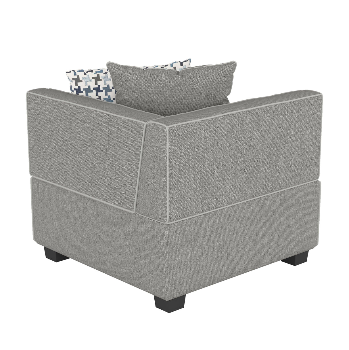 Jayilin Gray 5-Piece Modular Sectional by Homelegance at Eve Furniture