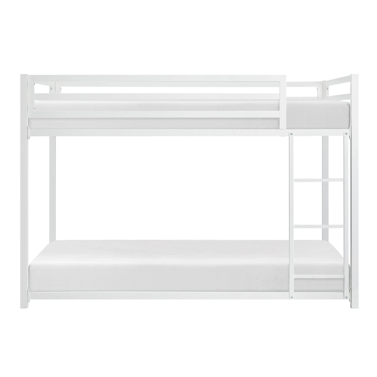 Jovie White Metal Twin/Twin Bunk Bed by Homelegance at Eve Furniture