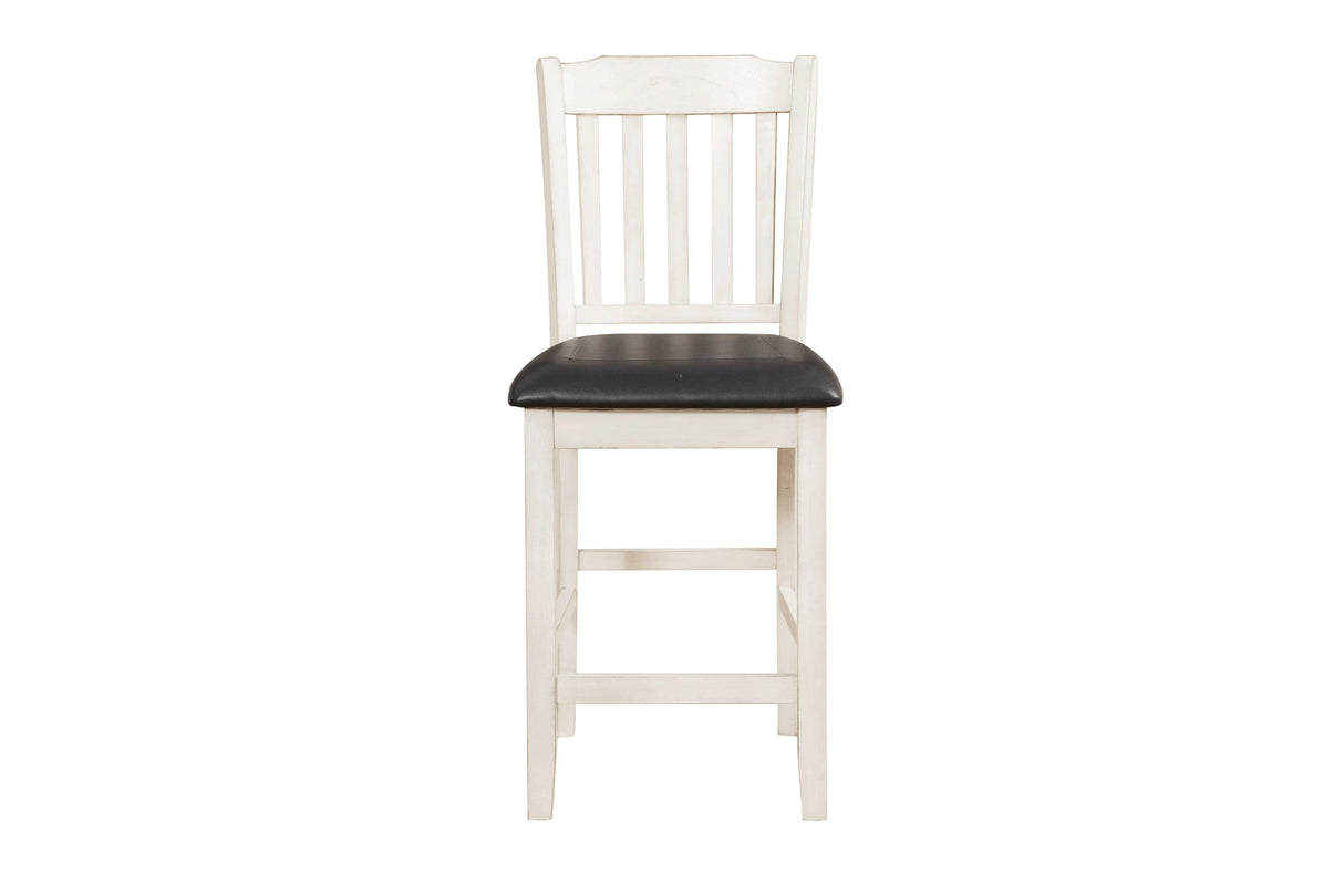 Kiwi White Wash Counter Chair, Set of 2 by Homelegance at Eve Furniture
