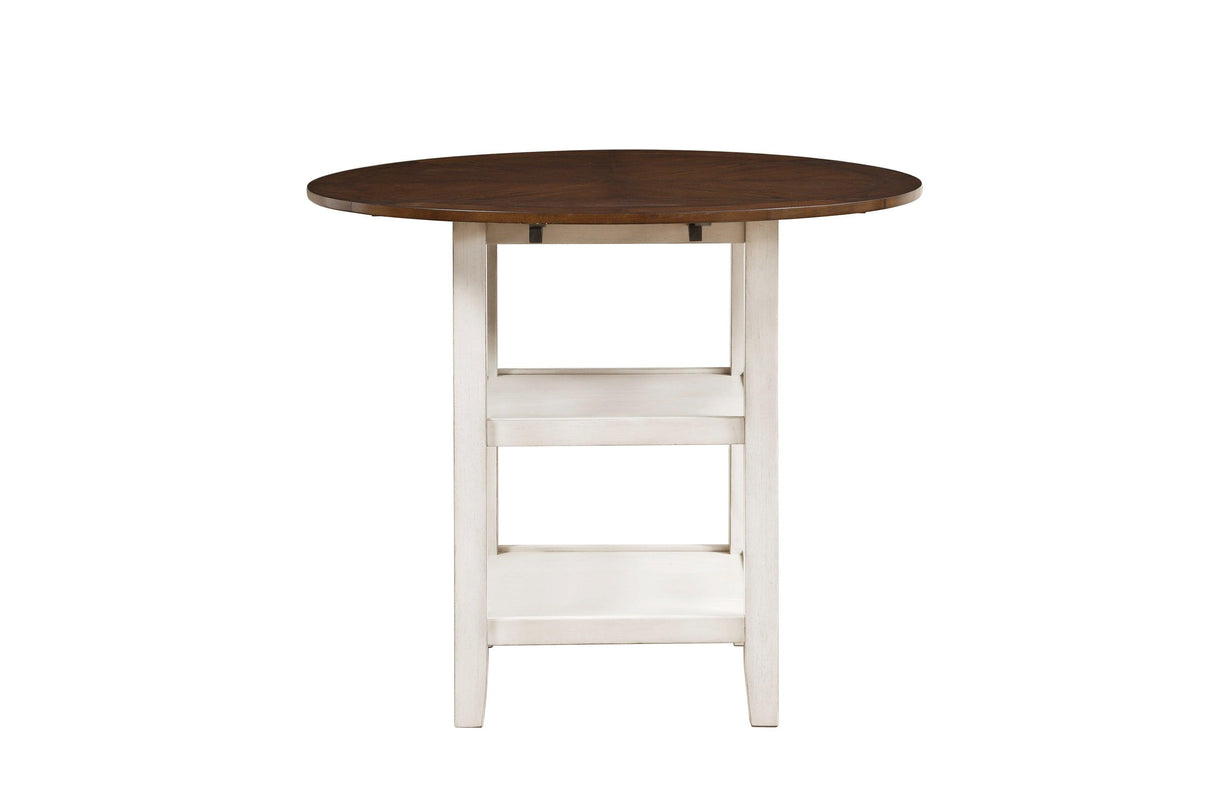Kiwi White Wash Counter Height Table by Homelegance at Eve Furniture