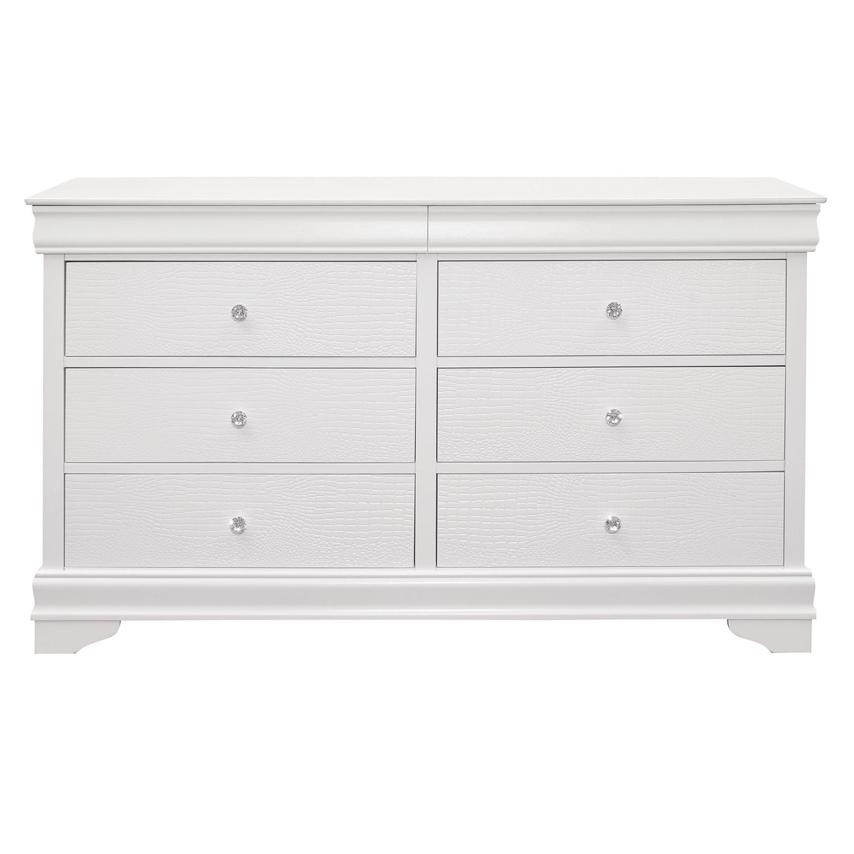 Lana White Dresser by Homelegance at Eve Furniture