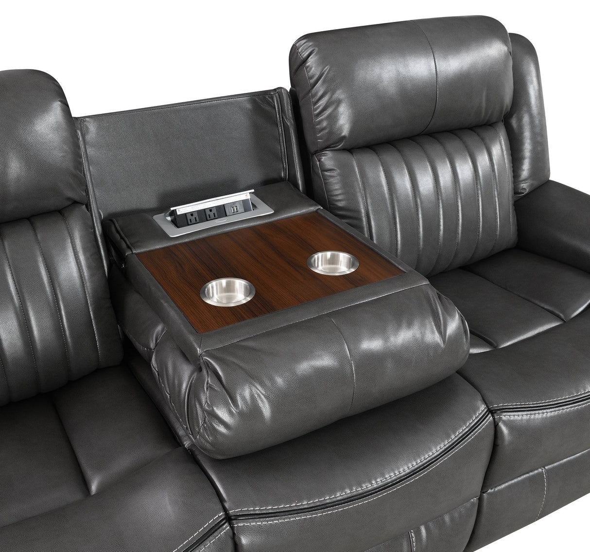 Lavon Grey Reclining Living Room Set by New Era Innovations at Eve Furniture